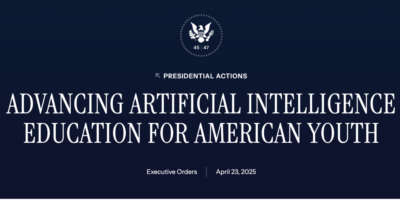 သမ္မတ ထရန့် ရဲ့ Advancing Artificial Intelligence Education for American Youth
